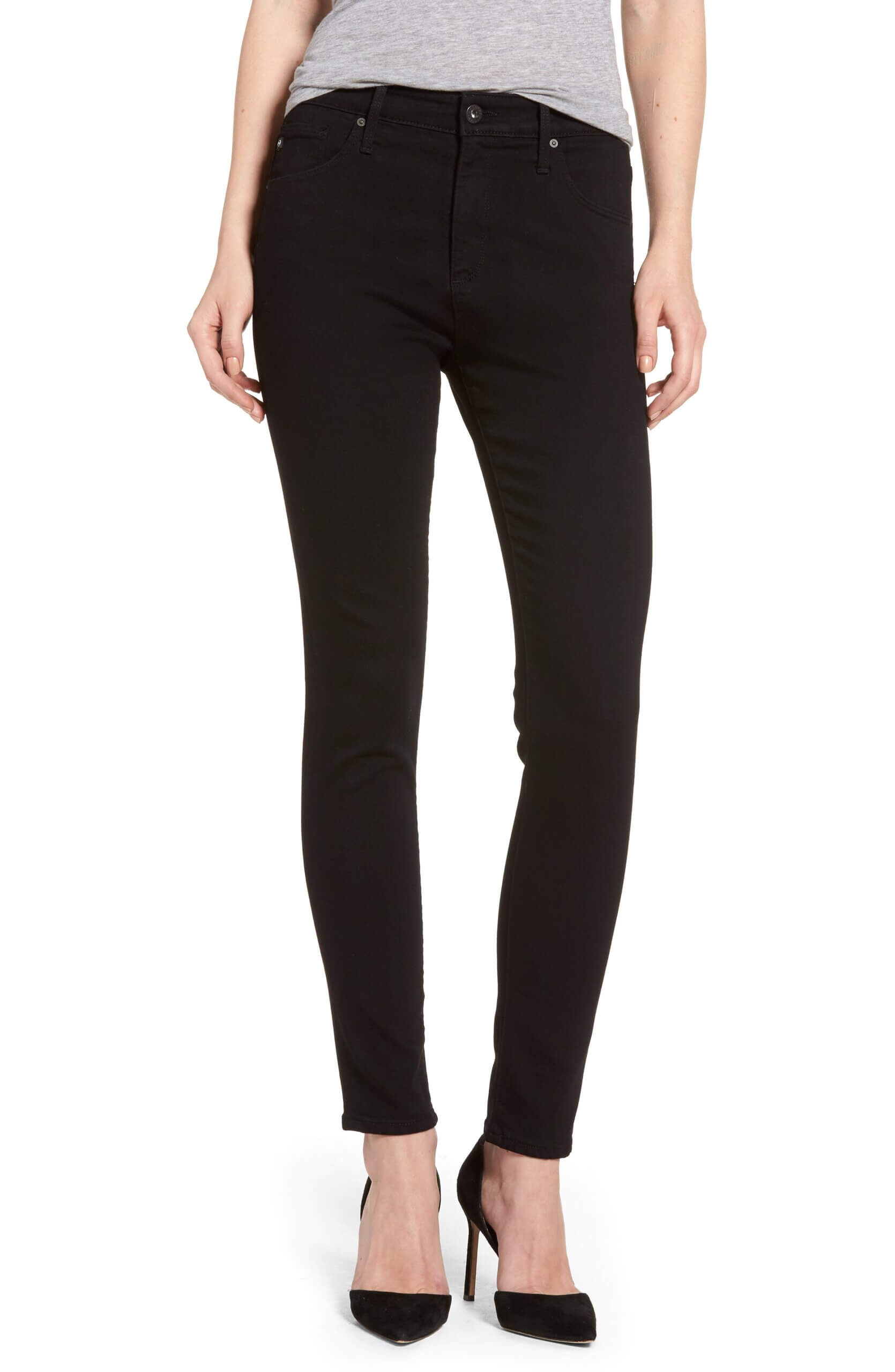 AG Farrah High Waist Ankle Skinny Jeans