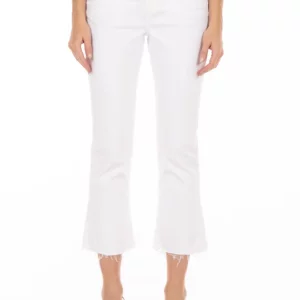 FIDELITY DENIM Juniper in Greek White