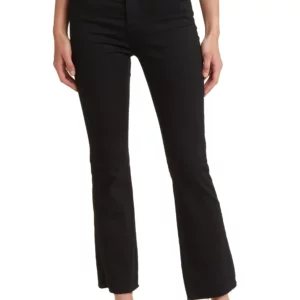 AG Farrah Raw Hem High Waist Ankle Bootcut Jeans
