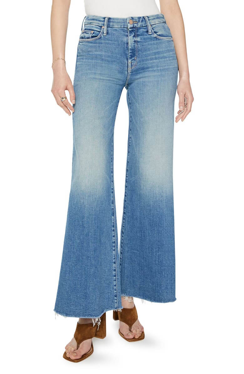 MOTHER The Hustler Roller Wide Leg Jeans