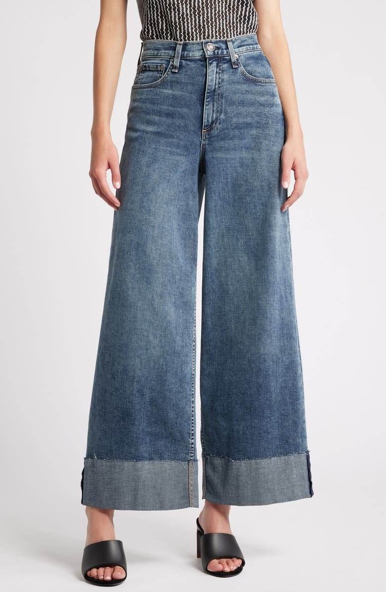 Rag & Bone Wide Leg Jeans