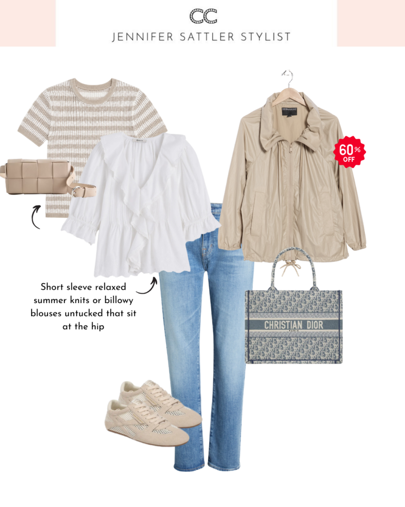 How to wear low-rise jeans over 40