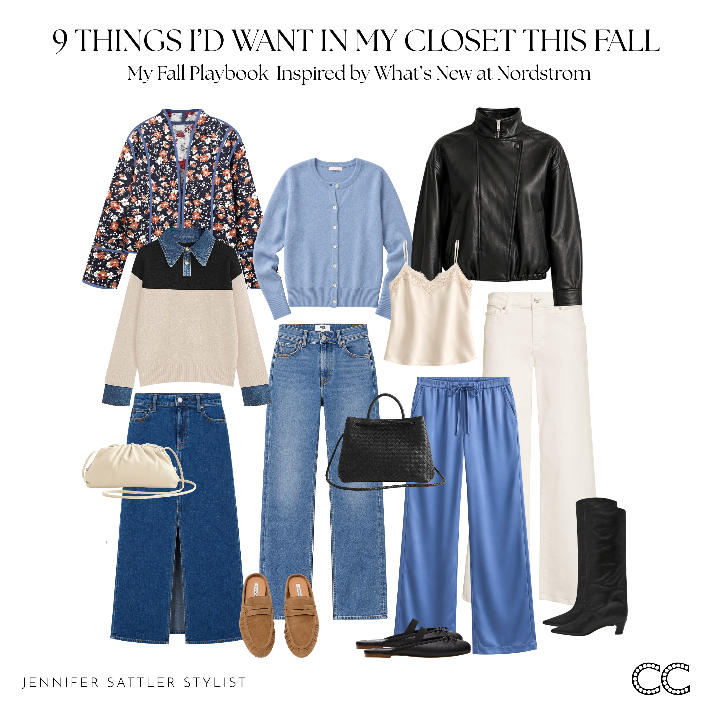 My Fall Playbook | 9-Piece Fall Capsule Wardrobe & The Easy Way to 80 Outfits
